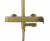 Душевая стойка Kaiser Cube 01582-3 Brushed gold, Душевые панели, Душевые системы, Стойки, Гарнитуры, лейки, тропический душ в Москве Тел.: +7 (968) 040-40-82