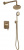 Душевой комплект Bronze de Luxe 10138R, Душевые панели, Душевые системы, Душевые стойки, Гарнитуры, лейки, тропический душ в Москве Тел.: +7 (968) 040-40-82