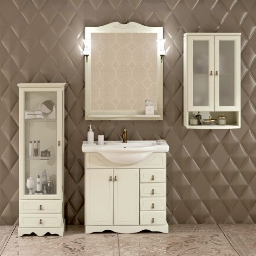 Зеркало Opadiris Клио 80 слоновая кость