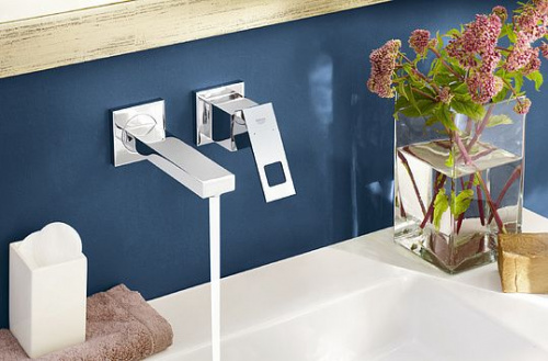 Смеситель для раковины Grohe Eurocube 19895000 настенный купить по всей России