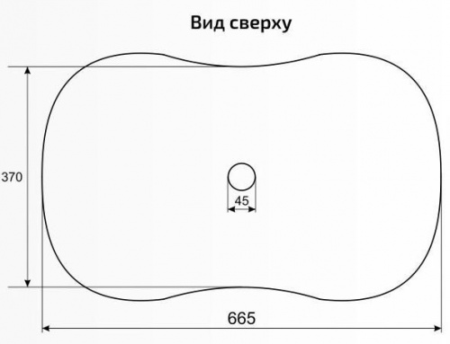 Раковина накладная CeramaLux MNC503H012 бело-серый мрамор интернет магазина сантехники Акванота