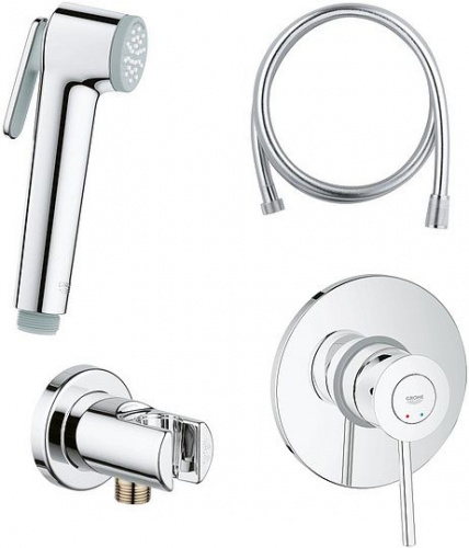 Гигиенический душ Grohe BauClassic 124901 со смесителем купить по всей России