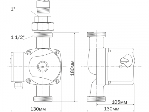 Циркуляционный насос Aquario AC 254-180