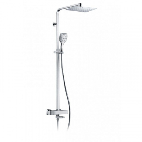 Душевая система с термостатом Altrobagno Cascata 030401 Cr, Душевые панели, Душевые системы, Стойки, Гарнитуры, лейки, тропический душ в Москве Тел.: +7 (968) 040-40-82