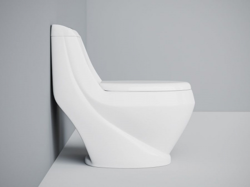 Унитаз моноблок Laguraty 2160A с крышкой микролифт в интернет магазине сантехники Акванота в Москве Тел.: +7 (968) 040-40-82
