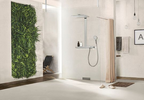 Душевая стойка Hansgrohe Rainmaker Select 460 3jet showerpipe, Душевые панели, Душевые системы, Стойки, Гарнитуры, лейки, тропический душ в Москве Тел.: +7 (968) 040-40-82