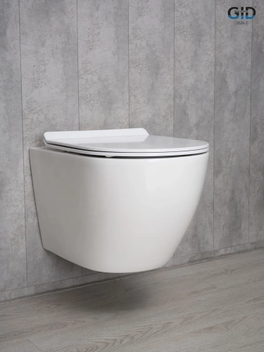 Унитаз подвесной GID Convexo Tr2122B белый 53.5x36x35 в интернет магазине сантехники Акванота в Москве Тел.: +7 (968) 040-40-82