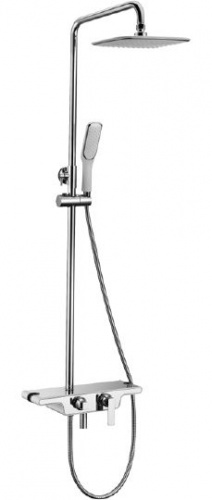 Душевая стойка Lemark Tropic LM7006C, Душевые панели, Душевые системы, Стойки, Гарнитуры, лейки, тропический душ в Москве Тел.: +7 (968) 040-40-82