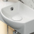 Накладная раковина Ceramica Nova Element CN6039R 40x22x12 правая интернет магазина сантехники Акванота