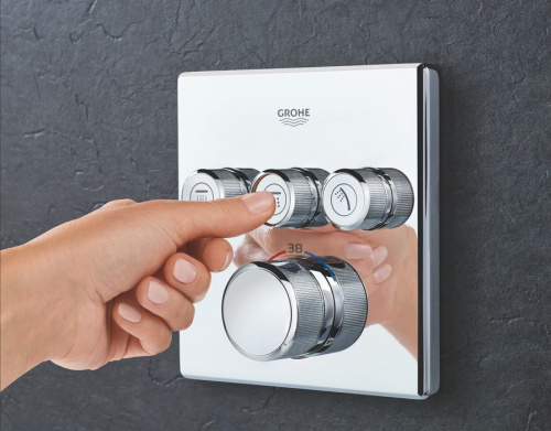 Душевой комплект Grohe Grohtherm SmartControl 34706000, Душевые панели, Душевые системы, Душевые стойки, Гарнитуры, лейки, тропический душ в Москве Тел.: +7 (968) 040-40-82