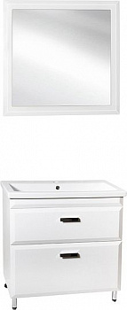 Мебель для ванной Style Line Лотос 80 Люкс Plus напольная, белая