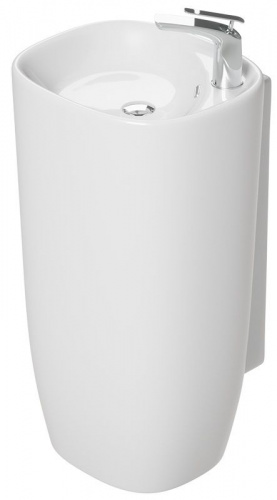 Раковина напольная Laguraty 2180W 49x46x88 см интернет магазина сантехники Акванота