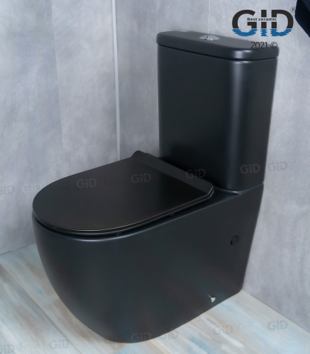 Напольный унитаз GID Tr2177BM матовый в интернет магазине сантехники Акванота в Москве Тел.: +7 (968) 040-40-82