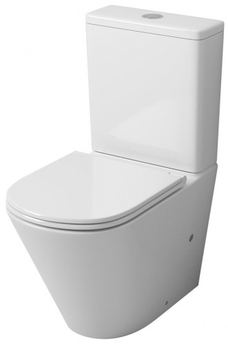 Унитаз-компакт Grossman GR-4450S slim безободковый микролифт в интернет магазине сантехники Акванота в Москве Тел.: +7 (968) 040-40-82