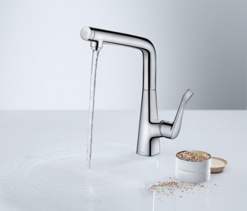 Смеситель для кухни Hansgrohe Metris Select 14883000 купить по всей России