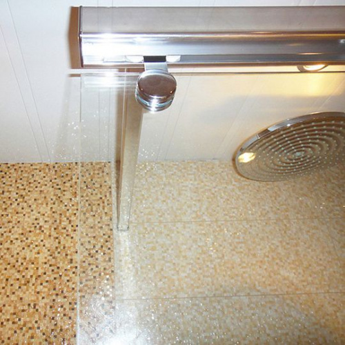 Шторка на ванну GuteWetter Slide Pearl GV-862 правая, 90 см, стекло бесцветное, профиль хром