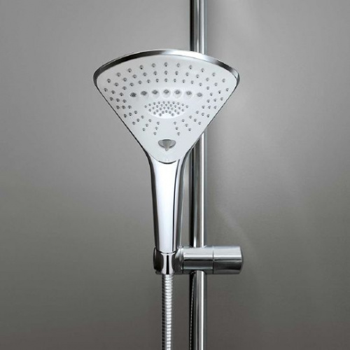 Душевая стойка Kludi Fizz 6709605-00, Душевые панели, Душевые системы, Стойки, Гарнитуры, лейки, тропический душ в Москве Тел.: +7 (968) 040-40-82