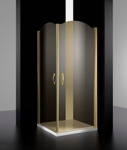 Душевой уголок Sturm Eleganz 100 см gold интернет магазина сантехники Акванота