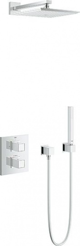 Душевой комплект Grohe Grohtherm Cube 34506000, Душевые панели, Душевые системы, Душевые стойки, Гарнитуры, лейки, тропический душ в Москве Тел.: +7 (968) 040-40-82