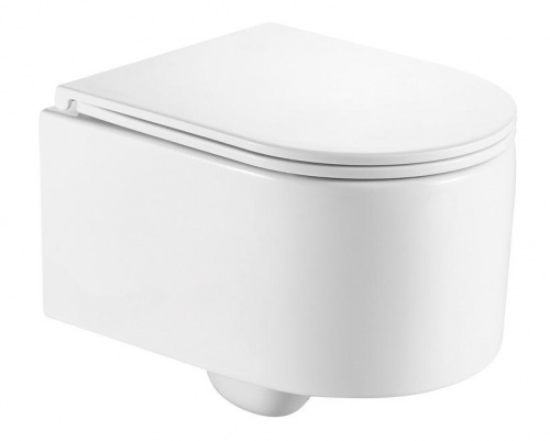 Подвесной унитаз GID Tr2150 белый, безободковый в интернет магазине сантехники Акванота в Москве Тел.: +7 (968) 040-40-82
