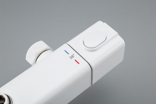 Душевая стойка Gappo G91 G2491-8 термостат, белая, Душевые панели, Душевые системы, Стойки, Гарнитуры, лейки, тропический душ в Москве Тел.: +7 (968) 040-40-82