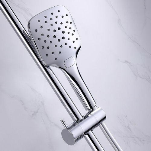 Душевая система с термостатом Altrobagno Diretto 030415 Cr, Душевые панели, Душевые системы, Стойки, Гарнитуры, лейки, тропический душ в Москве Тел.: +7 (968) 040-40-82