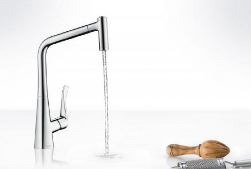 Смеситель для кухни Hansgrohe Metris Select 14884000 купить по всей России