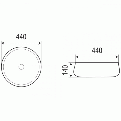 Накладная раковина WeltWasser Elbach 3210 белый глянец интернет магазина сантехники Акванота