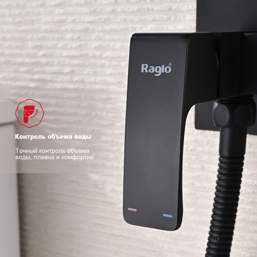 Гигиенический душ Raglo R01 R01.52.06 черный купить по всей России