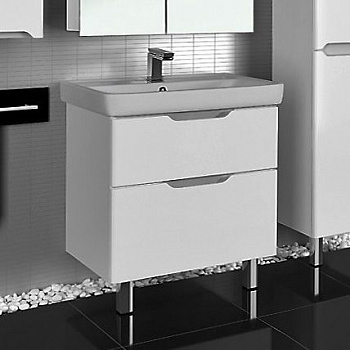 Тумба с раковиной Dreja.eco Q Plus 80 белая