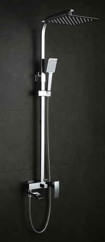 Душевая стойка Gappo G07 G2407 хром, Душевые панели, Душевые системы, Стойки, Гарнитуры, лейки, тропический душ в Москве Тел.: +7 (968) 040-40-82