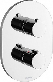 Смеситель с термостатом для душа Ravak Chrome CR 064.00 с внутренней частью