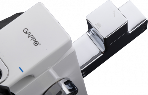 Душевая стойка Gappo G17 G2417-8 белый, хром, Душевые панели, Душевые системы, Стойки, Гарнитуры, лейки, тропический душ в Москве Тел.: +7 (968) 040-40-82