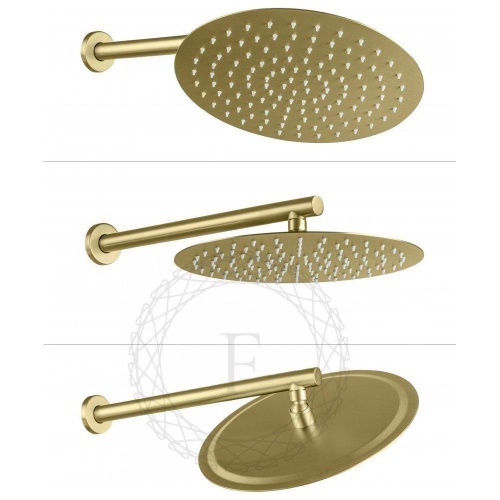 Душевая система встраиваемая Filarete Roun FL1023MG, матовое золото, Душевые панели, Душевые системы, Душевые стойки, Гарнитуры, лейки, тропический душ в Москве Тел.: +7 (968) 040-40-82