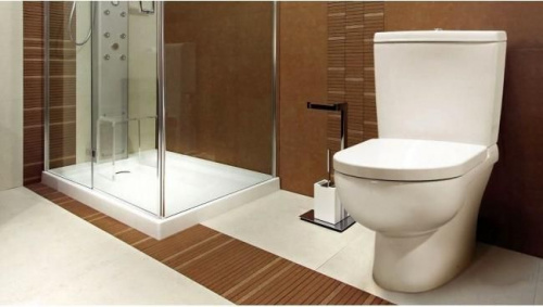 Унитаз-компакт Della Globus Slim 014 с микролифтом в интернет магазине сантехники Акванота в Москве Тел.: +7 (968) 040-40-82