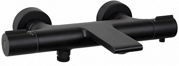 Смеситель для ванны Kaiser Serio 05322-9 с термостатом, Black matt