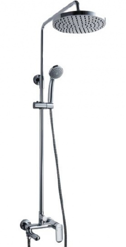 Душевая стойка Bravat Opal F6125183CP-A3-RUS, Душевые панели, Душевые системы, Стойки, Гарнитуры, лейки, тропический душ в Москве Тел.: +7 (968) 040-40-82