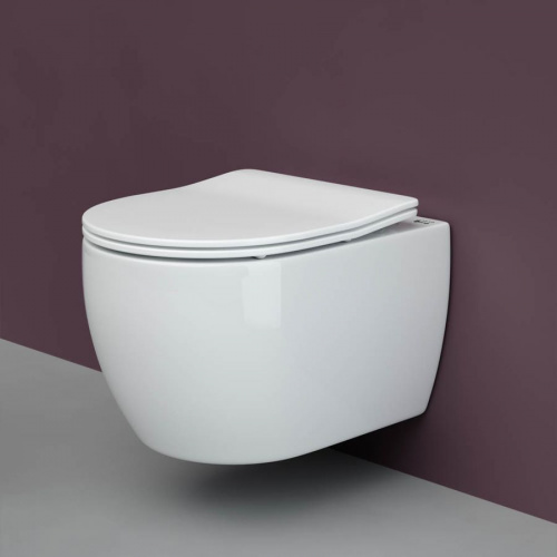 Подвесной унитаз Ceramica Nova Play Rimless CN3001 в интернет магазине сантехники Акванота в Москве Тел.: +7 (968) 040-40-82