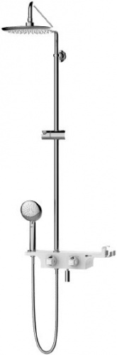 Душевая стойка Lemark Tropic LM7008C, Душевые панели, Душевые системы, Стойки, Гарнитуры, лейки, тропический душ в Москве Тел.: +7 (968) 040-40-82
