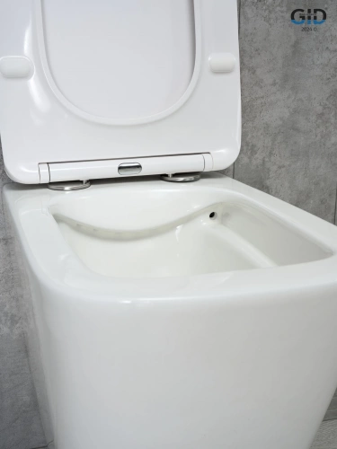 Унитаз подвесной GID Cuadrado Tr2143 белый 49x34x36 в интернет магазине сантехники Акванота в Москве Тел.: +7 (968) 040-40-82