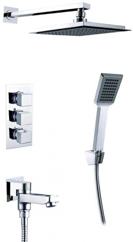 Душевой комплект Timo Tetra-thermo SX-0199/00SM, Душевые панели, Душевые системы, Душевые стойки, Гарнитуры, лейки, тропический душ в Москве Тел.: +7 (968) 040-40-82