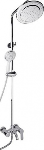 Душевая стойка Timo Polo SX-1100 White, Душевые панели, Душевые системы, Стойки, Гарнитуры, лейки, тропический душ в Москве Тел.: +7 (968) 040-40-82