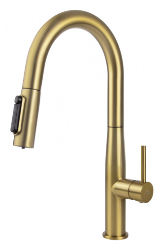 Смеситель для кухни Kaiser Vita 43344-3 Brushed gold купить по всей России