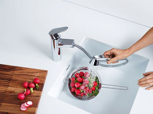 Смеситель для кухни Grohe Eurodisc Cosmopolitan 32257002 купить по всей России