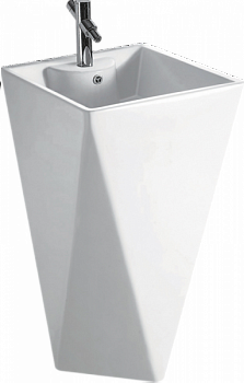 Раковина напольная SantiLine SL-4009 белая