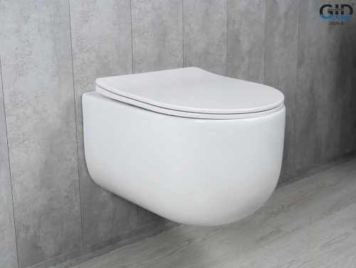 Унитаз подвесной GID Tornado Tr2133TF белый 49x36x34 в интернет магазине сантехники Акванота в Москве Тел.: +7 (968) 040-40-82