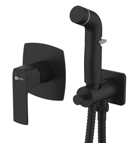 Гигиенический душ Lemark Ursus LM7219BL, черный, встраиваемый купить по всей России
