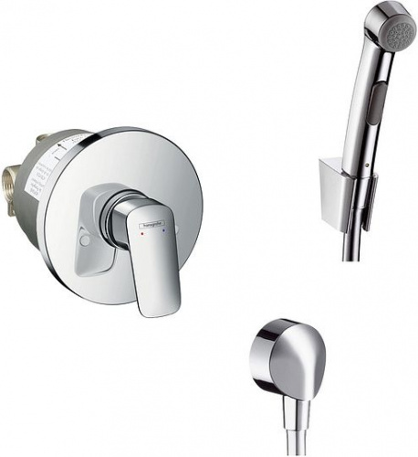 Гигиенический душ Hansgrohe 32129000 со смесителем купить по всей России