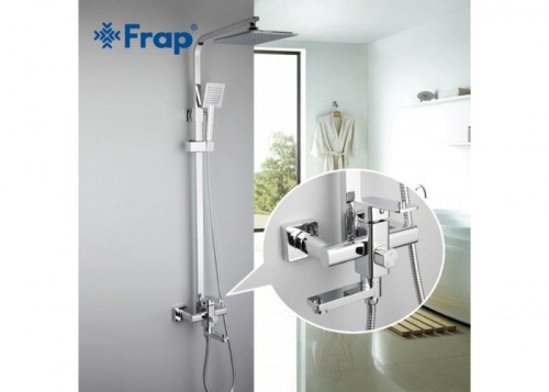 Душевая система Frap F2420, Душевые панели, Душевые системы, Стойки, Гарнитуры, лейки, тропический душ в Москве Тел.: +7 (968) 040-40-82