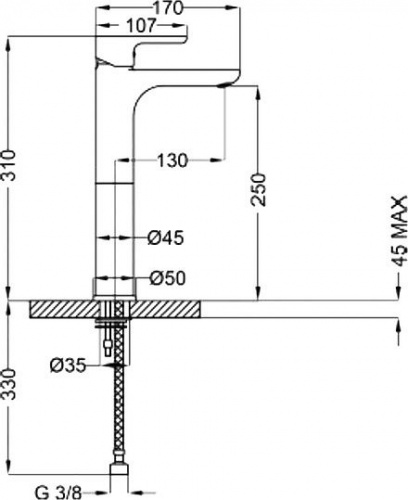 Смеситель для раковины Sturm Mohito ST-MOH-41460-CR купить по всей России